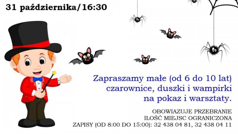 Magiczna impreza dla dzieci odbędzie się 31 października w Mediatece (fot. mat. organizatora)