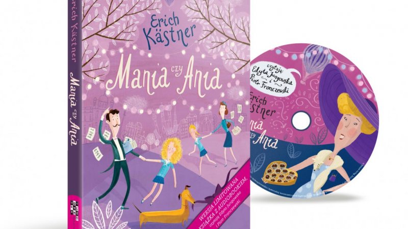 "Mania czy Ania" Ericha Kastnera została wydana przez wydawnictwo Jung-Off-Ska wraz z audiobookiem (fot. mat. prasowe)