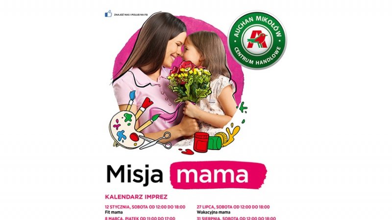 "Misja Mama" to cykl spotkań dla mam i ich dzieci, podczas których spotkają się ze specjalistami i wezmą udział w ciekawych warsztatach (fot. mat. organizatora)