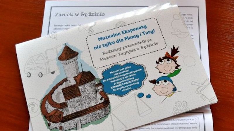 Mamy dla Was pięć egzemplarzy przewodników dla dzieci po Muzeum w Będzinie (fot. mat. prasowe)