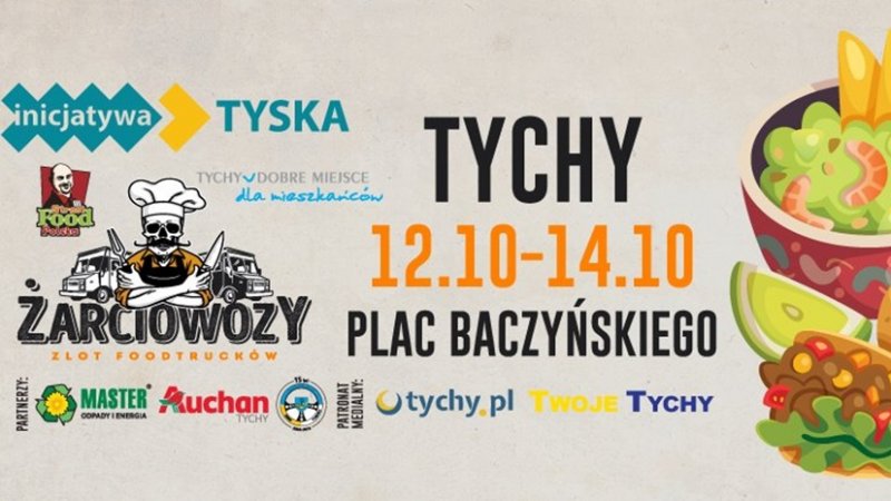 Tym razem żarciowozy zaparkują na Placu Baczyńskiego w Tychach (fot. mat. organizatora)