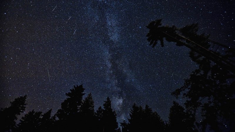 Im ciemniejsze miejsce, tym lepsza widoczność meteorów (fot. mat. pixabay)
