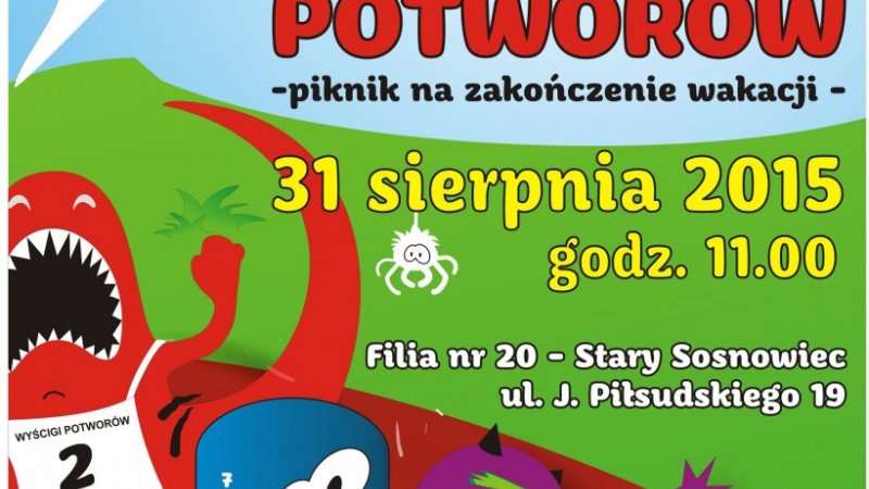 Olimpiada Potworów to impreza kończąca biblioteczne "Literackie lato grozy na wesoło" (fot. mat. organizatora)