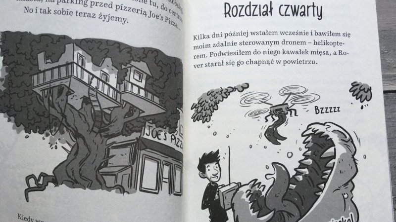 Książka jest lekka, zabawna i pełna wartkiej akcji (fot. Ewelina Zielińska/SilesiaDzieci.pl)