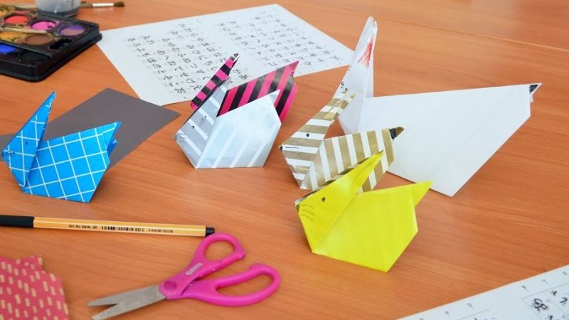 Origami przygotowane przez uczestników zajęć w Muzeum Górnośląskim stworzy prawdziwe zoo (fot. mat. organizatora)