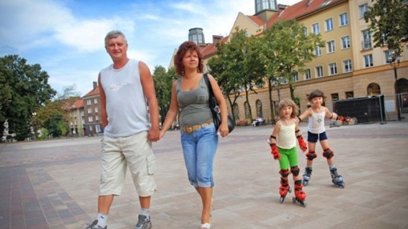 Plac Baczyńskiego w Tychach jest miejscem rodzinnych spotkań, często też odbywają się tutaj różne imprezy (fot. materiały UM Tychy)