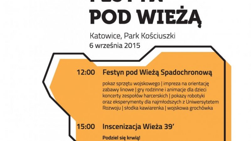 "Festyn Pod Wieżą" organizaowany jest po raz kolejny przez katowickich harcerzy (fot. mat. organizatora)