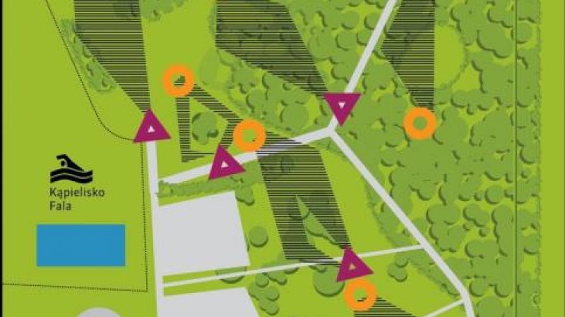 Fragment mapy pola - całość na stronie Parku Śląskiego (fot. materiały Parku)