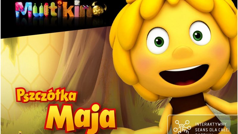 Seans to połączenie znanego serialu "Pszczółka Maja"  oraz interaktywnych gier dla dzieci (fot. mat. Multikino)
