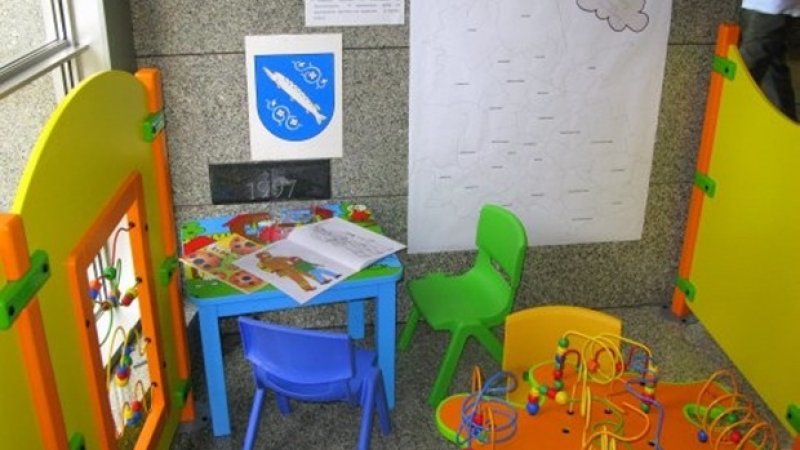 W UM Rybnik jest też kącik do zabawy dla dzieci (fot. materiały UM Rybnik)