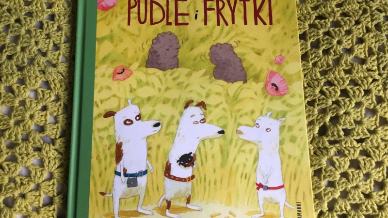 Książka Pudle i frytki pokazuje, że dziecięce książeczki mogą traktować o poważnych sprawach (fot. Ewelina Zielińska/SilesiaDzieci.pl) 