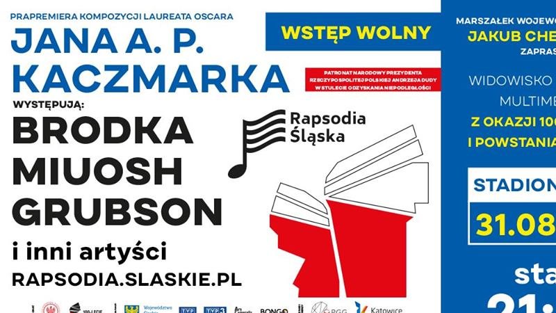 „Rapsodia Śląska” to połączenie muzyki symfonicznej i rozrywkowej z efektami wizualnymi (fot. mat. organizatora)