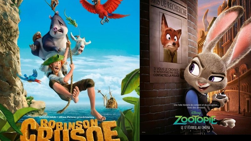 Mamy dla Was bilety na "Zwierzogród" oraz "Robinsona Crusoe" (fot. mat. Planet Cinema)
