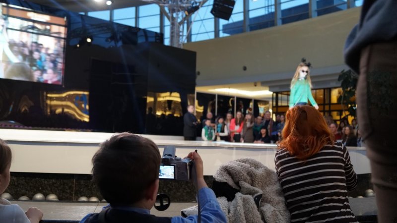 Pokaz małych stylistów w Silesia City Center (fot. alex)