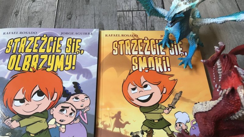 To dwa pierwsze tomy serii komiksów „Przygody Claudette” (fot. Ewelina Zielińska/SilesiaDzieci.pl)