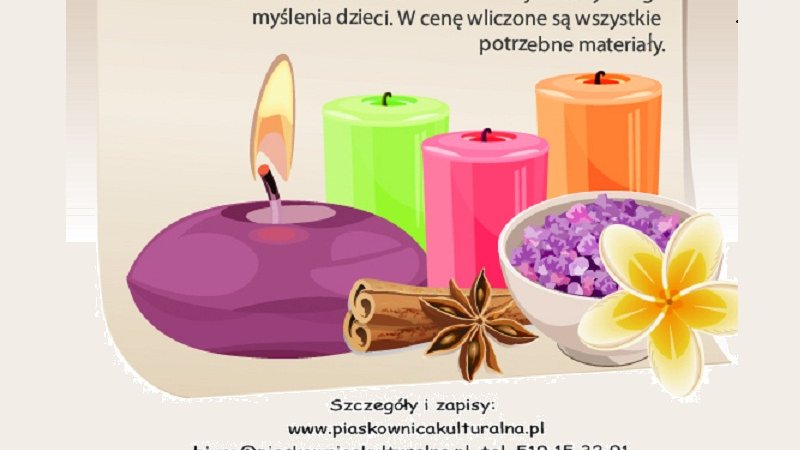 Na warsztatach w Piaskownicy Kulturalnej dzieci wykonają świeczki według własnych projektów (fot. foter.com)