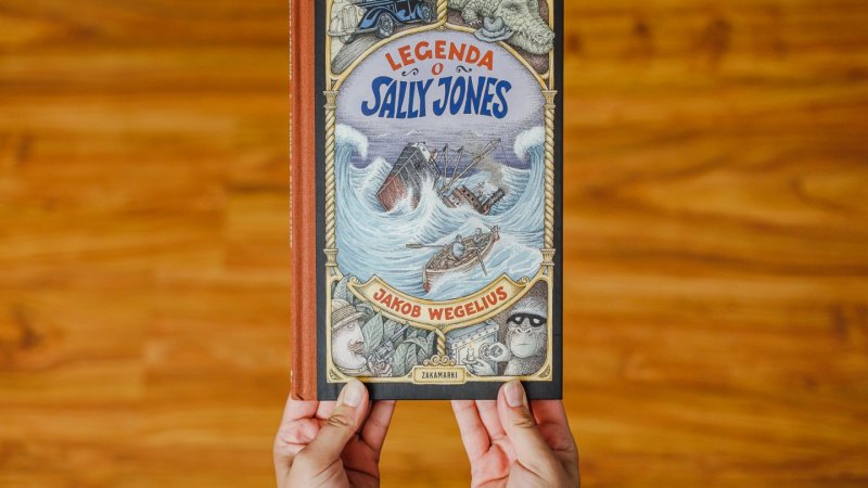 "Legenda o Sally Jones" to przygodowa ksiażka autorstwa Jakoba Wegeliusa (fot. Ewelina Zielińska)