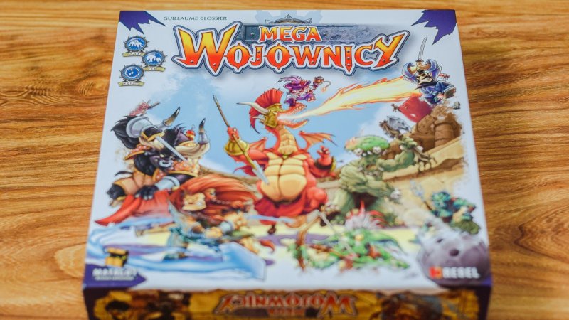 "Megawojownicy" to dynamiczna gra wydawnictwa REBEL (fot. Ewelina Zielińska)