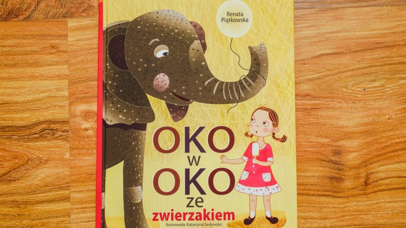 Książka pt. "Oko w oko ze zwierzakiem" jest pasjonującą lekturą dla dzieci w każdym wieku (fot. Ewelina Zielińska)