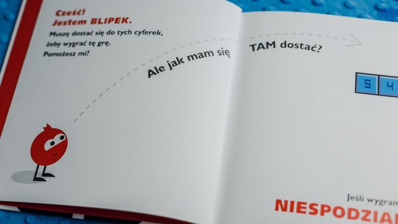 Bohaterem książki jest Blipek, który potrzebuje pomocy dziecięcych rączek (fot. Ewelina Zielińska)