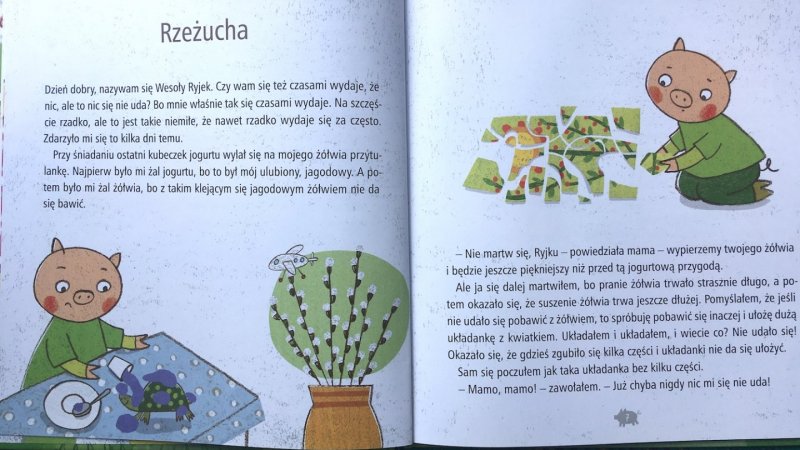 W książce przedstawione są codzienne smutki i radości małego bohatera (fot. Ewelina Zielińska/SilesiaDzieci.pl)
