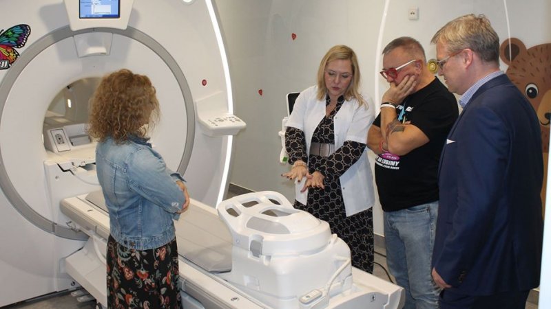 Nowoczesny rezonans magnetyczny, dzięki WOŚP, trafił do Górnośląskiego Centrum Zdrowia Dziecka w Katowiach (fot. archiwum zdjęć na Fb GCZD)