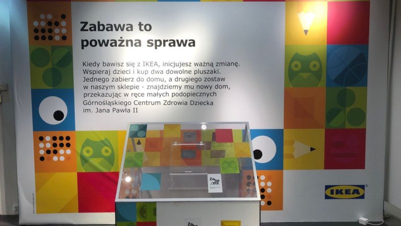 Akcja "Zabawa to poważna sprawa" jest organizowana w IKEA Katowice po raz 6. (fot. mat. organizatora)