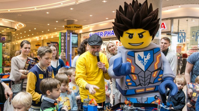 W weekend warto wybrać się z rodziną do Galerii Katowickiej, gdzie odbędzie się duża impreza LEGO Polska (fot. mat. organizatora)
