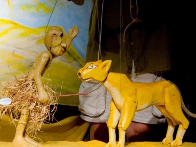 "Takie sobie bajeczki" to zabawne historie o zwierzętach (fot. mat. Teatr Gry i Ludzie)