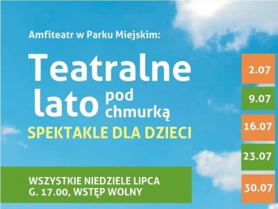 "Teatralne lato pod chmurką" to niedzielne spektakle w siemianowickim amfiteatrze (fot. mat. organizatora)
