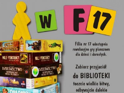 W Filii nr 17 katowickiej biblioteki możecie zagrać w gry planszowe zawsze w godzinach otwarcia placówki (fot. mat. MBP w Katowicach)