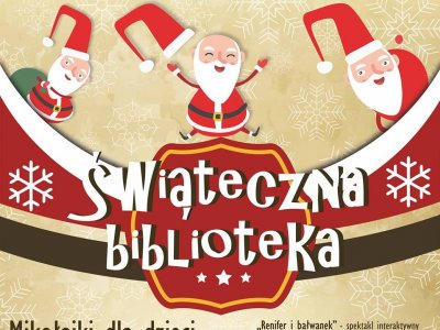 W te mikołajki Mikołaj odwiedzi też dąbrowską bibliotekę (fot. mat. MBP Dąbrowa Górnicza)