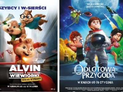 Mamy dla Was bilety na "Alvin i wiewiórki:Wielka wyprawa" oraz "Odlotowa przygoda" (fot. mat. Planet Cinema)