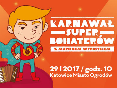 Podczas Karnawału SuperBohaterów przedstawione zostaną aranżacje muzyki z filmów dla dzieci (fot. Miasto Ogrodów Katowice)