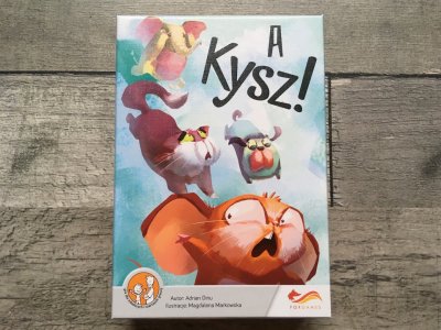Gra karciana „A kysz!” to idealna zabawa dla młodszych dzieci (fot. Ewelina Zielińska/SilesiaDzieci.pl)