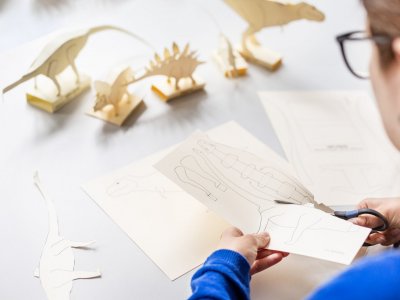 Warsztaty „Aura na dinozaura” prowadzone będą w formie quizu (fot. mat. Muzeum Górnośląskie w Bytomiu)