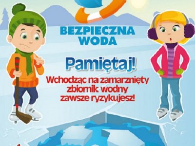 O niebezpieczeństwach zabaw na lodzie dowiedzą się uczestnicy pokazów ratowniczych w Będzinie (fot. mat. organizatora)
