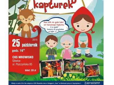 "Czerwony Kapturek" to spektakl muzyczny Teatru Wit-Wit (fot.mat. organizatora)