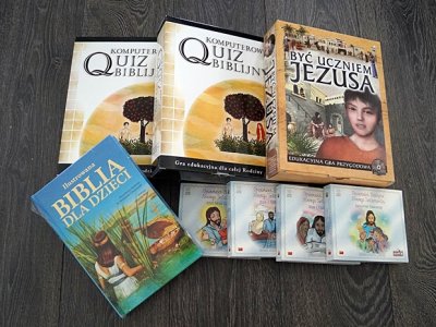 Dziś do wygrania quizy biblijne, ilustrowana biblia oraz audiobooki (fot. mat. SIlesia Dzieci)