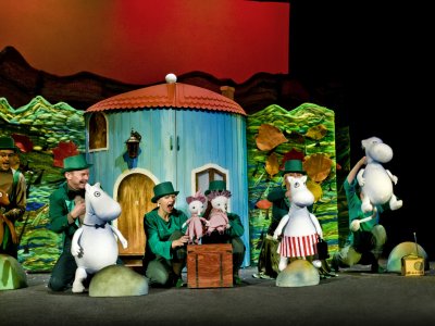 Muminki Tove Jansson możemy zobaczyć na deskach Teatru Dzieci Zagłębia w Będzinie (fot. TDZ)