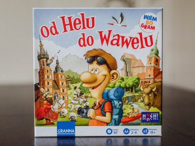 "Od Helu do Wawelu" to geograficzna gra rodzinna od wydawnictwa Granna (fot. Ewelina Zielińska)