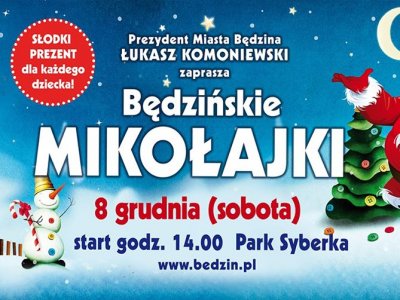 8 grudnia w parku Syberka będzie można spotkać Świętego Mikołaja (fot. mat. organizatora)