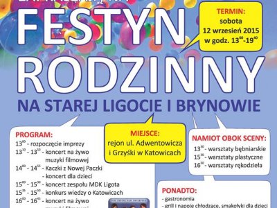 Na Festynie Rodzinnym organizowanym 12 września na starej Ligocie i Brynowie będzie także wiele atrakcji dla najmłodszych (fot. mat. organizatora)