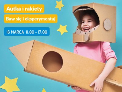 Kreatywne warsztaty, na których dzieci poznają zasady działania silników odrzutowych i same stworzą rakiety, odbędą sie 16 kwietnia w Gliwicach (fot. mat. organizatora)