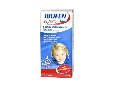 Ibufen dla dzieci FORTE to popularny lek przeciwzapalny i przeciwgorączkowy (fot. mat. prasowe)