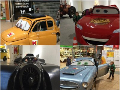 Słynnego Zygzaka McQueena i wiele innych filmowych samochodów będzie można obejrzeć w M1 w Bytomiu (fot. mat. Silesia Dzieci)