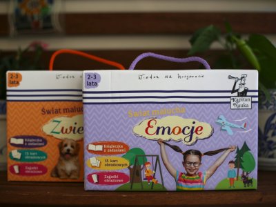 "Świat malucha" to pakiety edukacyjne dla dzieci w wieku 2-3 lata od Kapitana Nauki (fot. Ewelina Zielińska)