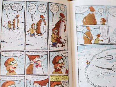 "Tymek i Mistrz" to krótkie komiksy zebrane w trzy tomy przez Kulturę Gniewu (fot. Ewelina Zielińska)