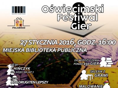 Oświęcimski Festwial Gier to impreza dla wszystkich fanów planszówek (fot. mat. organizatora)