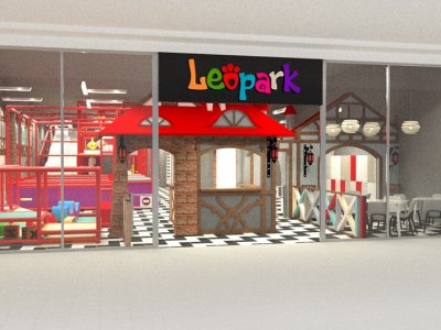 Nowoczesny plac zabaw Leopark mieści się w C.H. Forum w Gliwicach (mat. Forum)
